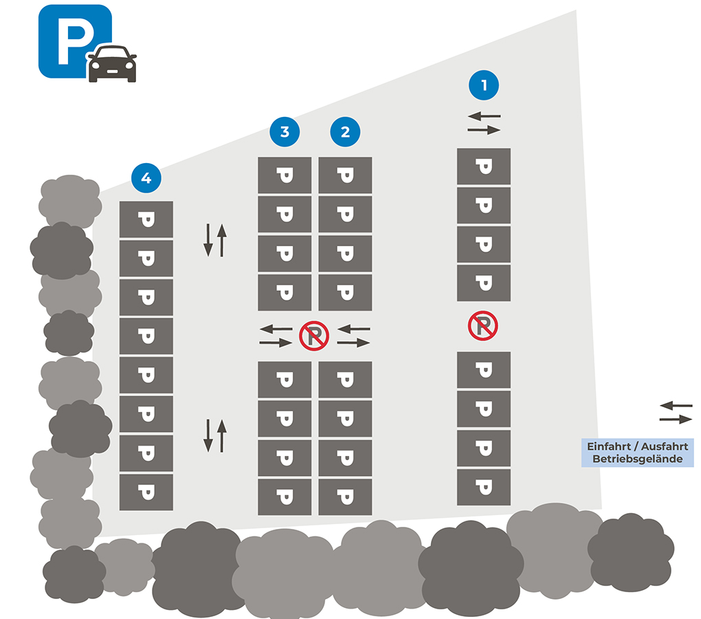 Kundenparkplätze Betriebshof Pfaffenhofen