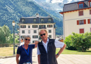 Brigitte und Frank während unserer Zug um Zug Reise - Tag 7