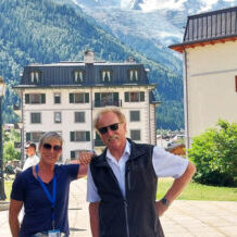 Brigitte und Frank während unserer Zug um Zug Reise - Tag 7