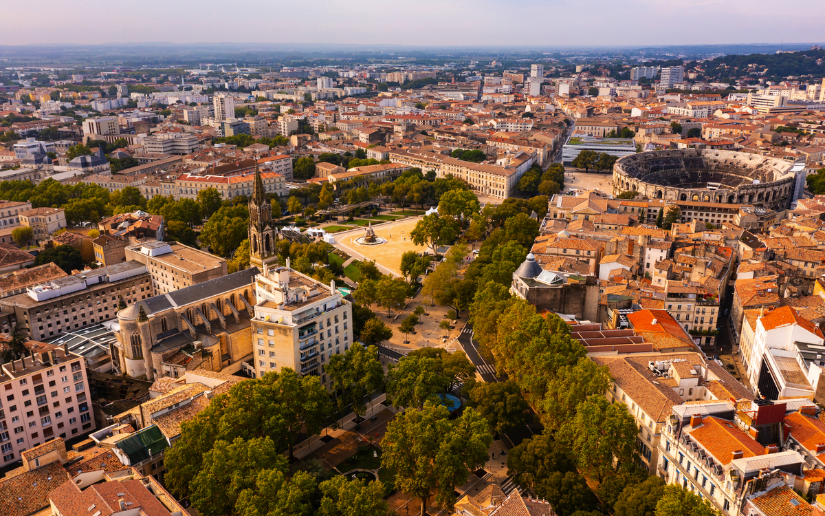 Panoramablick auf die Arena von Nîmes - © JackF - stock.adobe.com