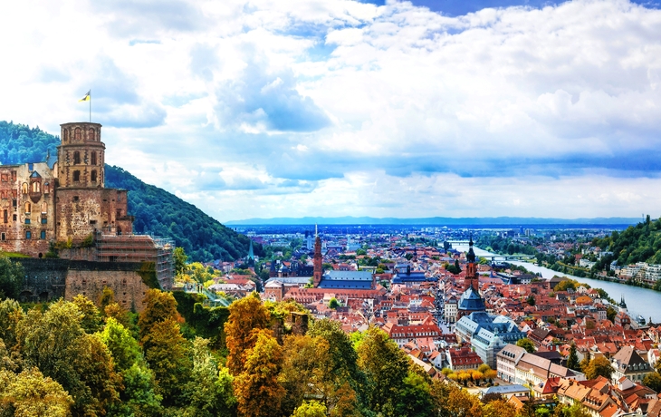 © Freesurf - Fotolia - mittelalterliche Stadt Heidelberg, Deutschland