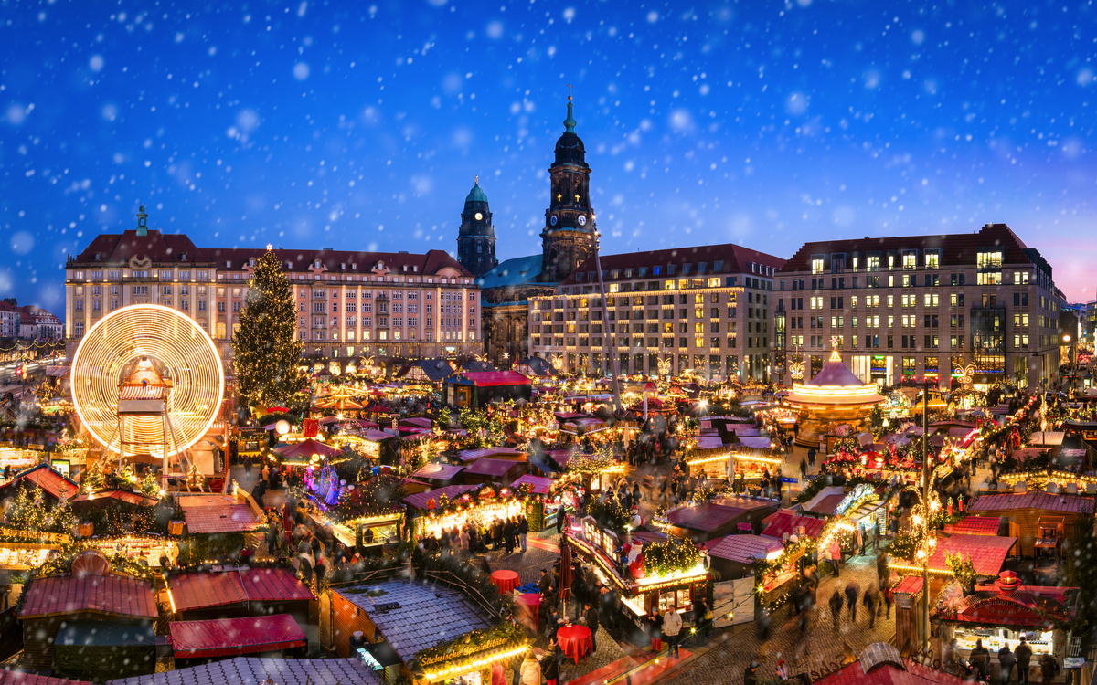 Striezelmarkt auf dem Altmarkt in Dresden, Deutschland - ©eyetronic - stock.adobe.com