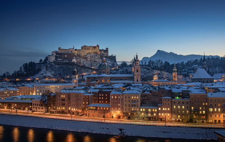 Salzburg im Winter, Österreich - © auergraphics - stock.adobe.com