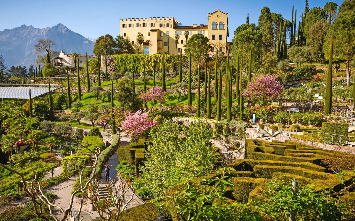 botanische Gärten von Schloss Trauttmansdorf bei Meran - © lorenza62 - Fotolia