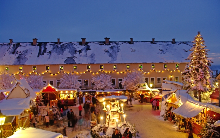 winterliche Festung Königstein im Elbsandsteingebirge, Deutschland - © Festung Königstein GmbH