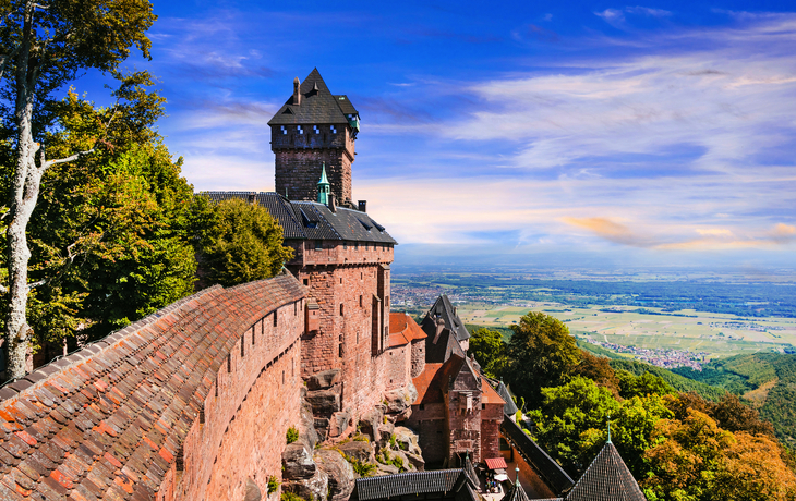 Chateau du Haut-Koenigsbourg bei Orschwiller im Elsass, Frankreich - ©Freesurf - stock.adobe.com