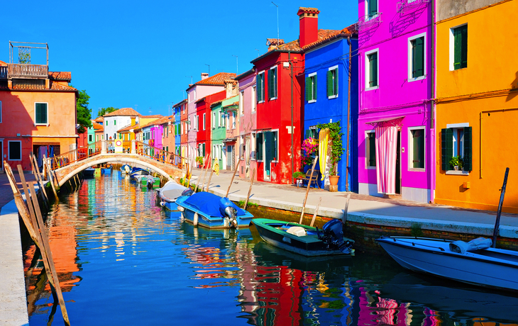 Burano in Venetien, Italien