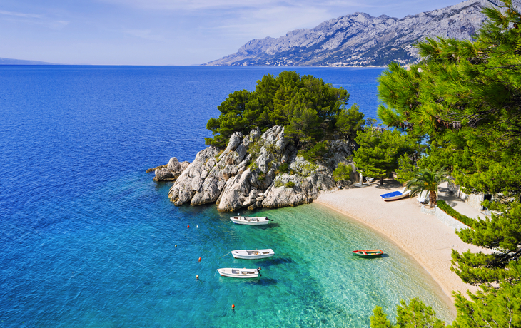 Makarska-Uferpromenade nahe Brela
