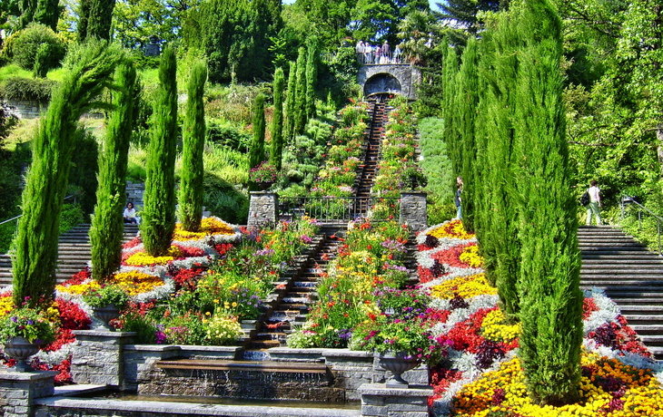 Italienische Wassertreppe auf der Insel Mainau am Bodensee, Deutschland - ©wachtelkoenig - stock.adobe.com