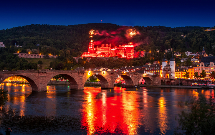 Heidelberger Schlossbeleuchtung - © Heidelberg Marketing GmbH